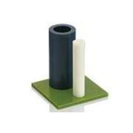 PROFESSIONAL PLASTICS Green Oil-Filled Cast Nylon Tube, 2.750 ID X 4.500 OD X 50.000 [Each] TNYLOILGN2.750X4.500